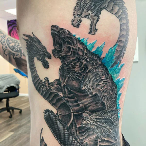 Godzilla tattoo 18