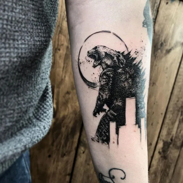 Godzilla tattoo 25