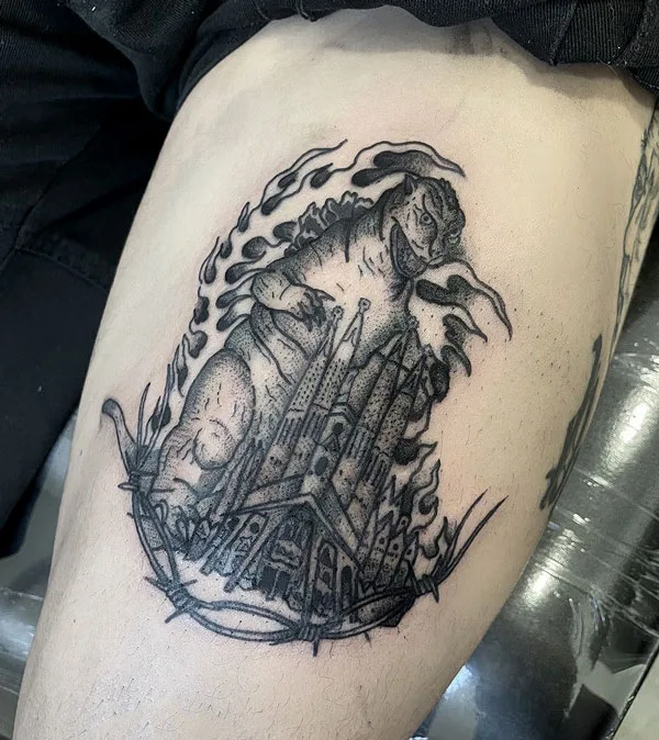 Godzilla tattoo 27