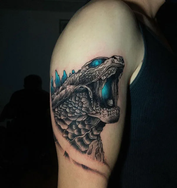 Godzilla tattoo 36