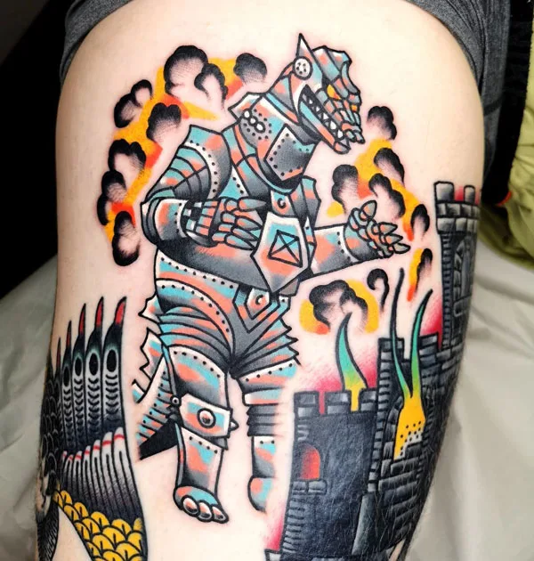 Godzilla tattoo 41