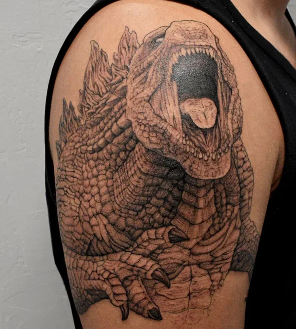 Godzilla tattoo 47