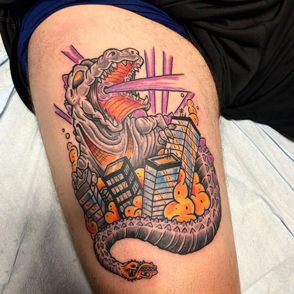 Godzilla tattoo 53