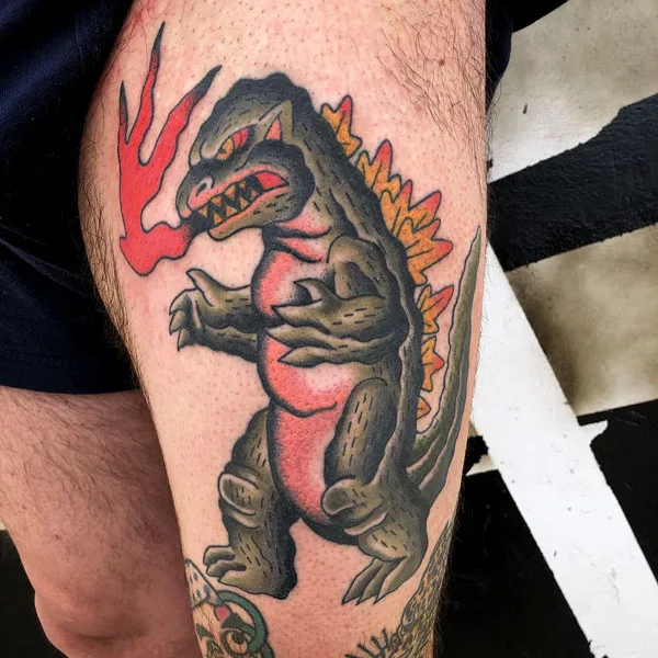 Godzilla tattoo 57