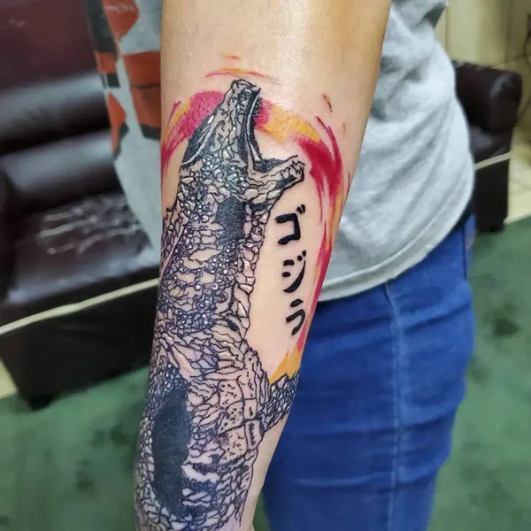 Godzilla tattoo 61