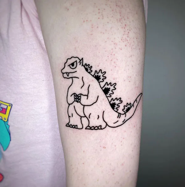 Godzilla tattoo 62
