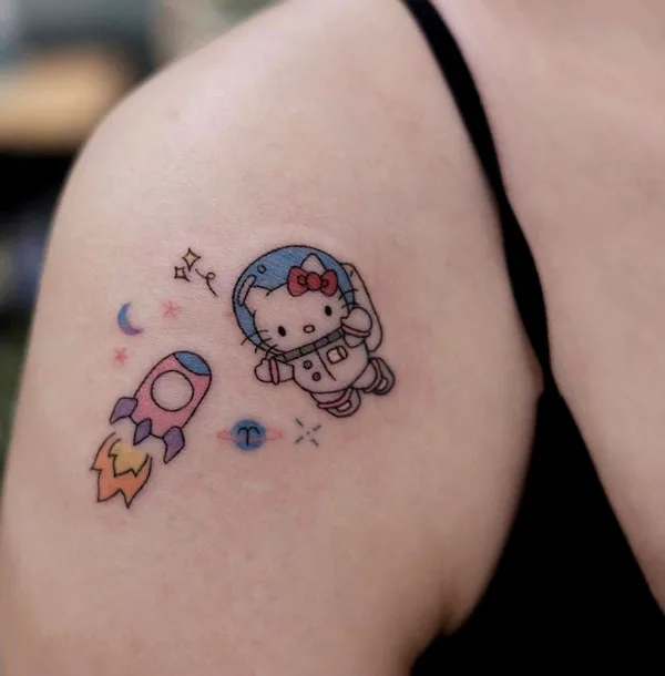 Hello Kitty tattoo 13