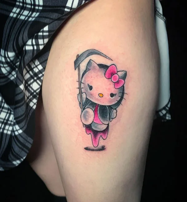 Hello Kitty tattoo 5
