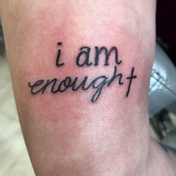 I am enough tattoo 17