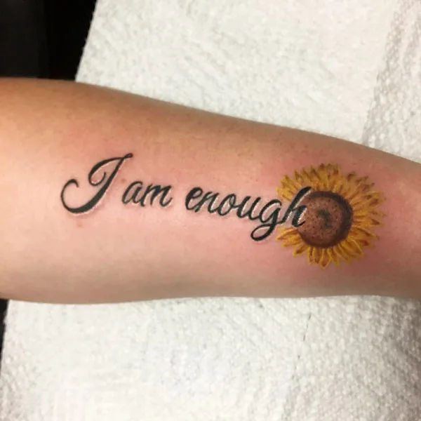 I am enough tattoo 24