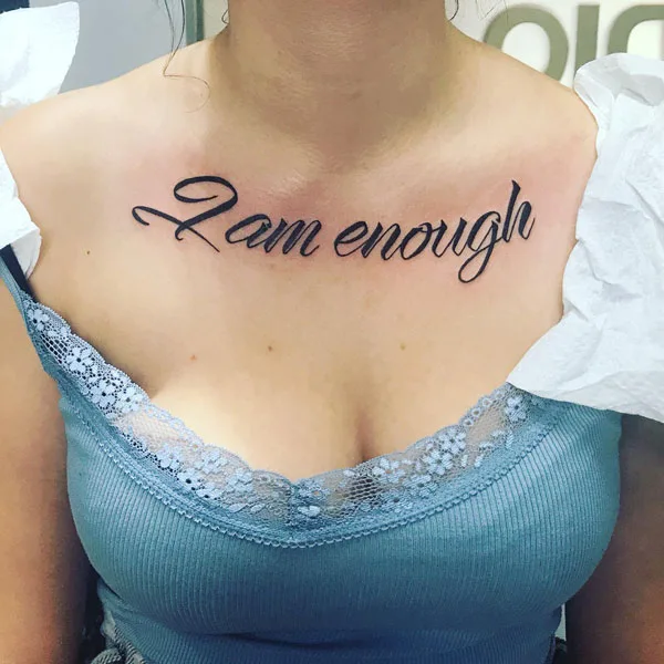 I am enough tattoo 55
