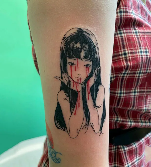 Junji Ito Tattoo 1