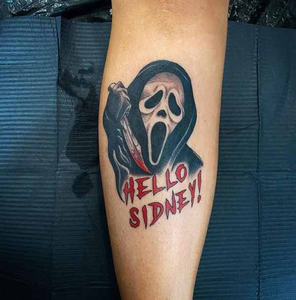 Scream tattoo 35