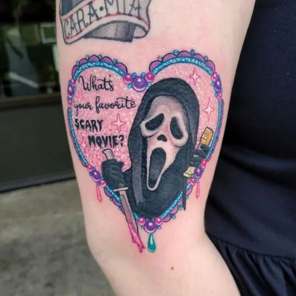 Scream tattoo 53