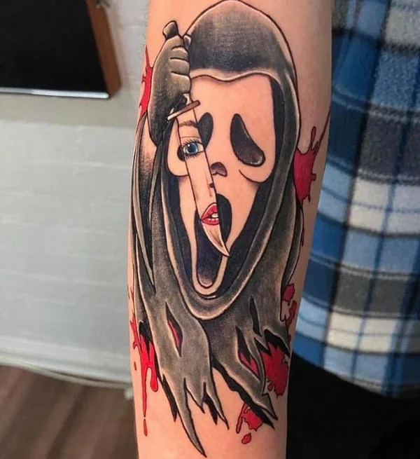 Scream tattoo 66