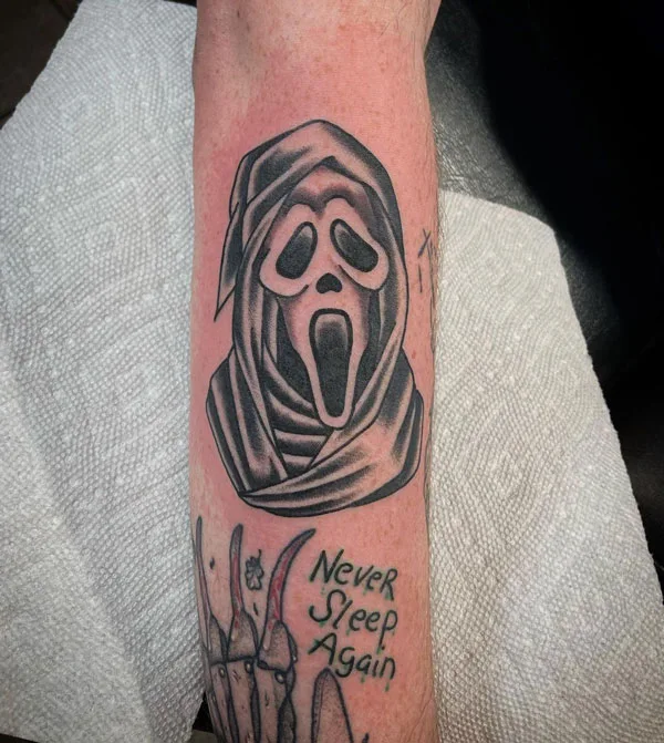 Scream tattoo 75