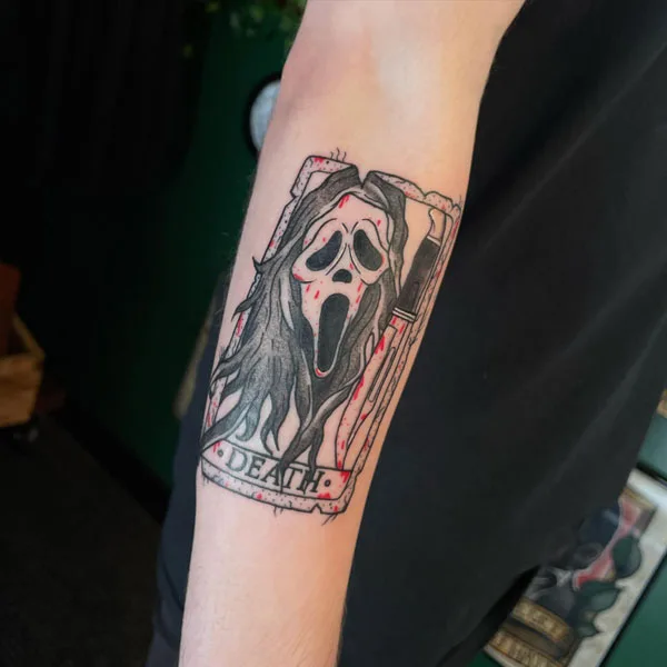 Scream tattoo 88