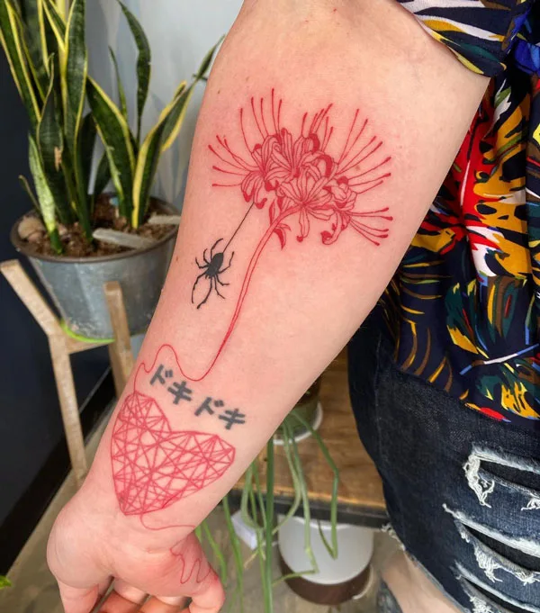 Spider Lily Tattoo 102