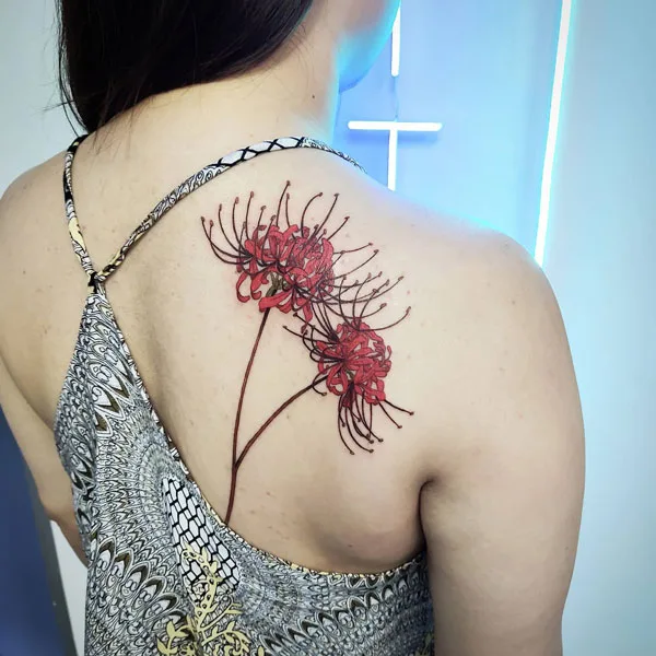 Spider Lily Tattoo 11