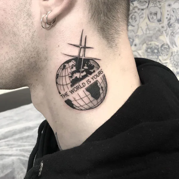 The world is yours tattoo 4