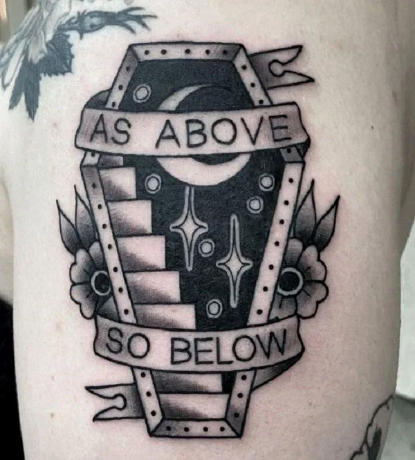 As above so below tattoo 42