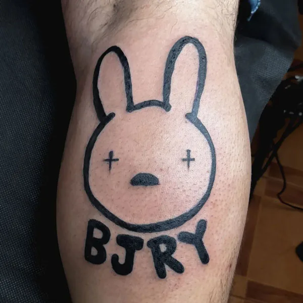 Bad Bunny tattoo 39