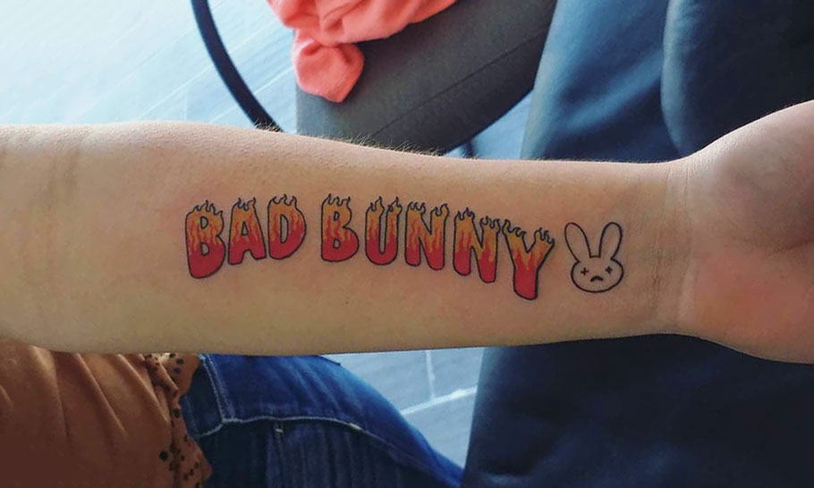 Bad Bunny tattoo