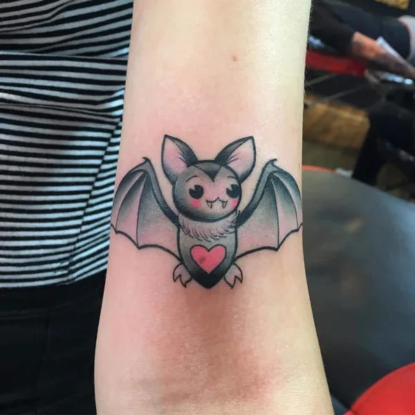 Bat tattoo 108