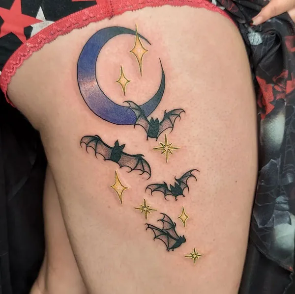 Bat tattoo 173