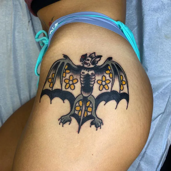 Bat tattoo 198