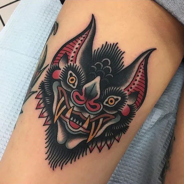 Bat tattoo 44