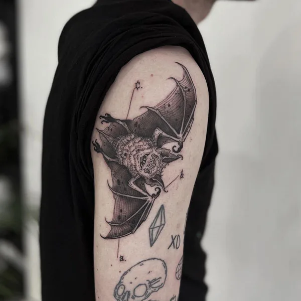 Bat tattoo 6