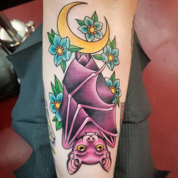Bat tattoo 9