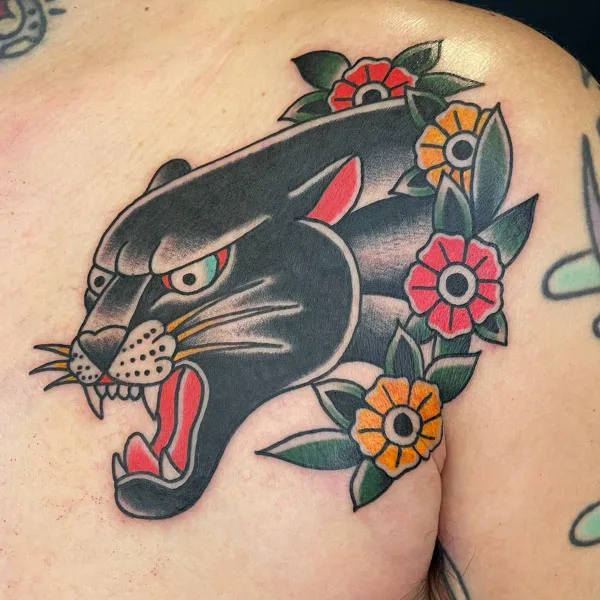 Black panther tattoo 109
