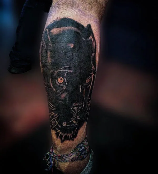 Black panther tattoo 22