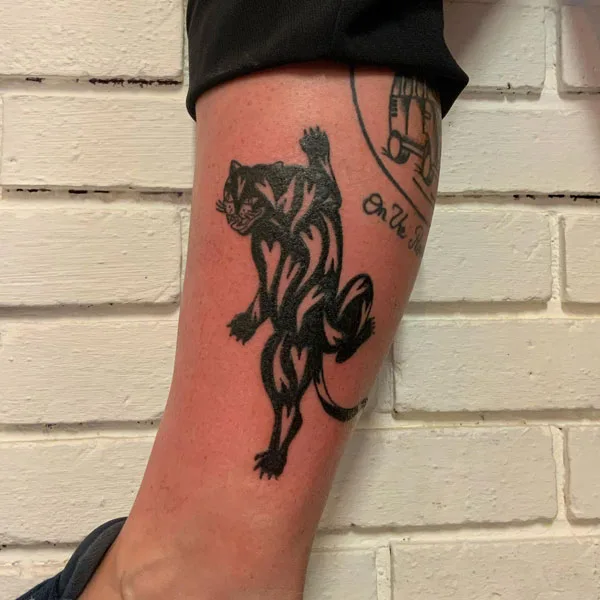 Black panther tattoo 28