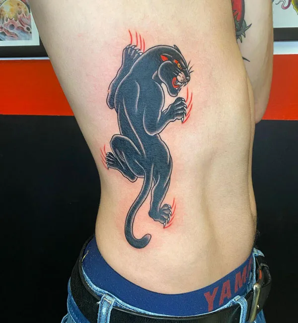 Black panther tattoo 37