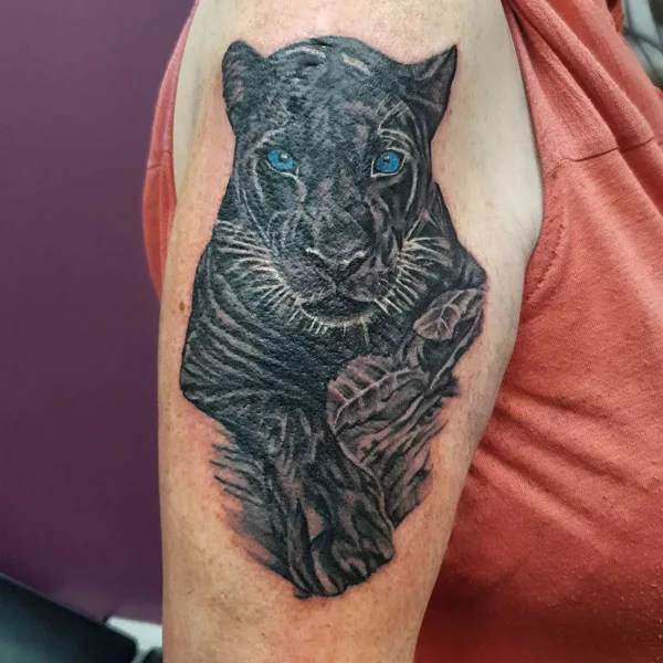 Black panther tattoo 42