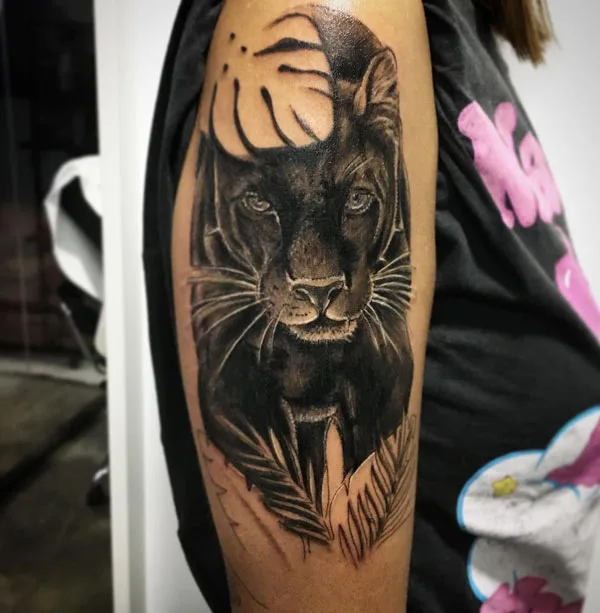 Black panther tattoo 53