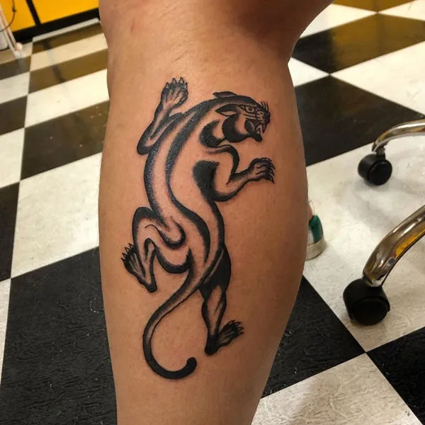 Black panther tattoo 61