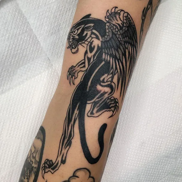 Black panther tattoo 62