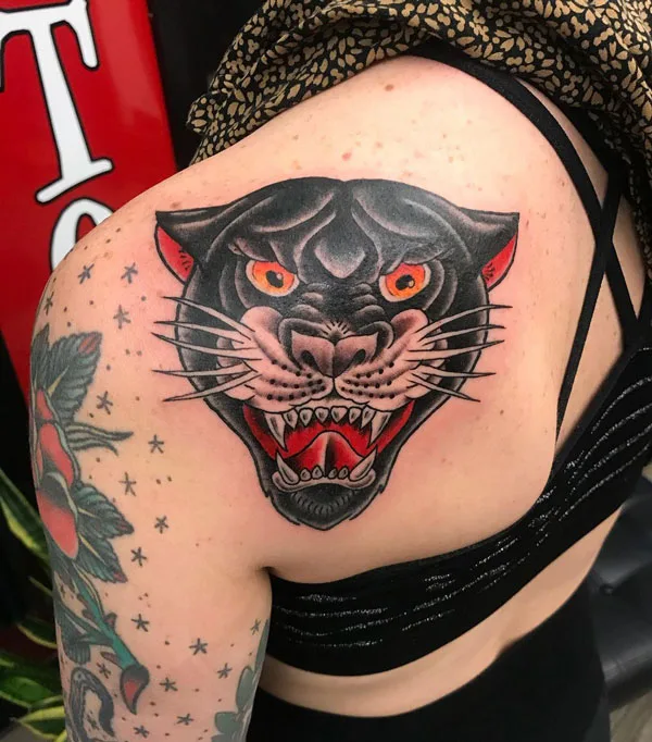 Black panther tattoo 63
