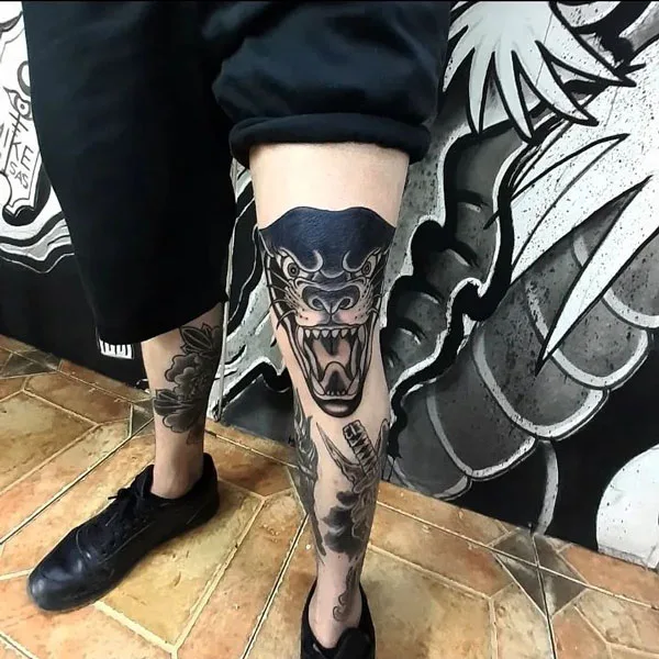 Black panther tattoo 66