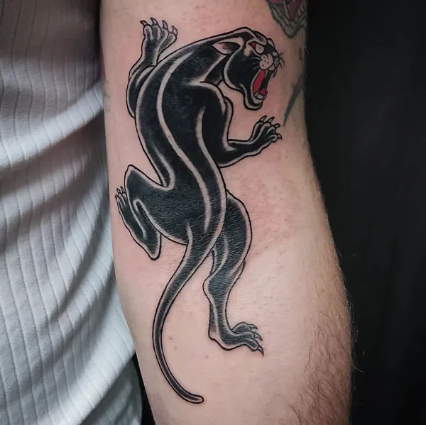 Black panther tattoo 84