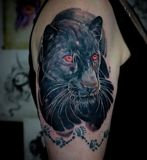Black panther tattoo 87