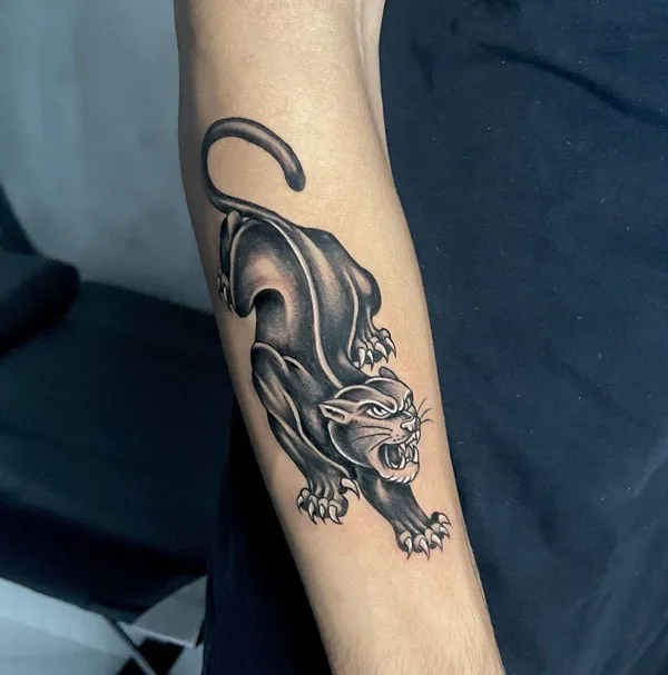 Black panther tattoo 98