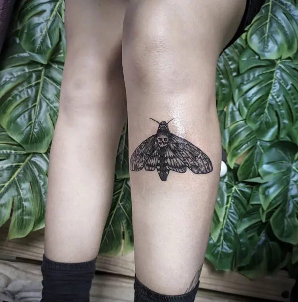 Death moth tattoo 19