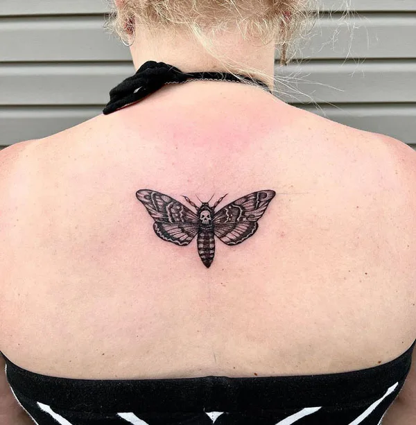 Death moth tattoo 43