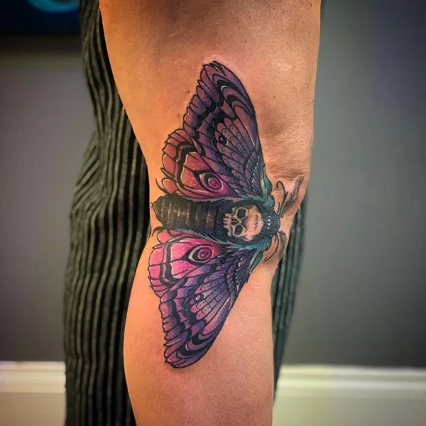Death moth tattoo 52