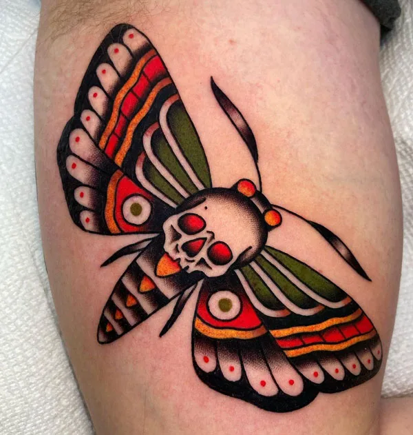 Death moth tattoo 54